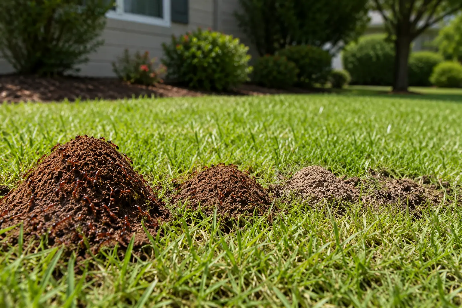 Professional fire ant treatment