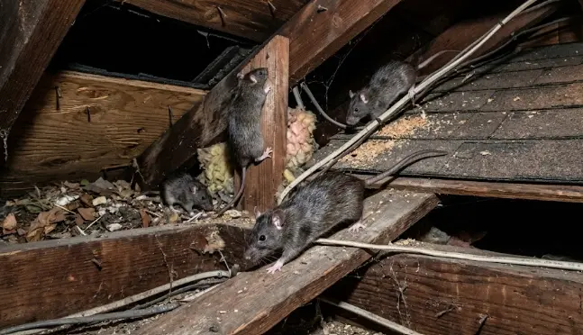 Roof Rats (Rattus rattus) in plant city
