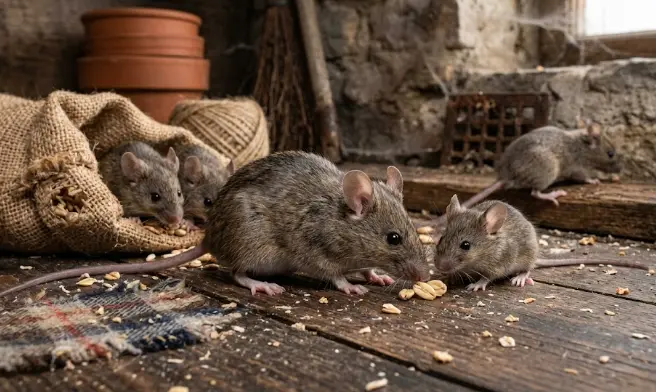 House Mice (Mus musculus) plantcity
